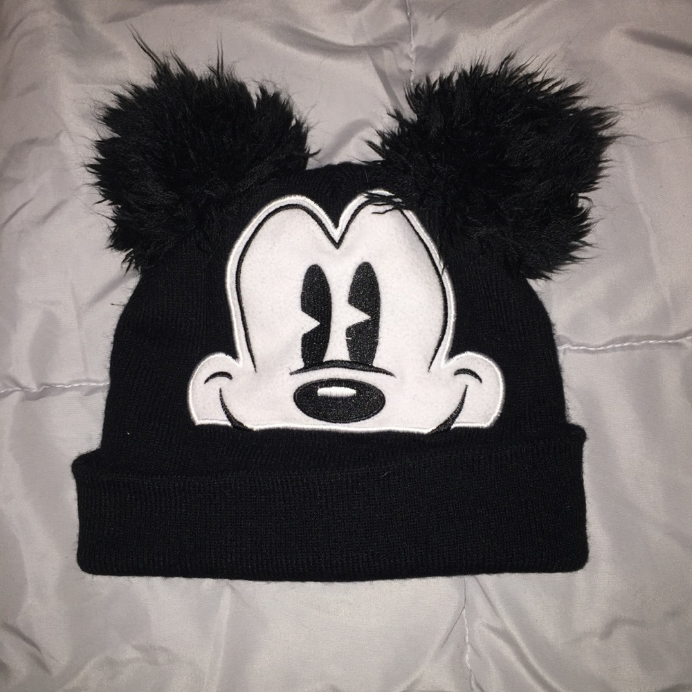 Mickey Mouse Pom Beanie